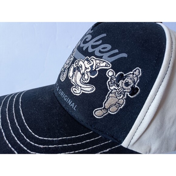 Disney Parks Mickey Mouse Hat Black Authentic Original Baseball Cap Embroidered - Picture 3 of 8
